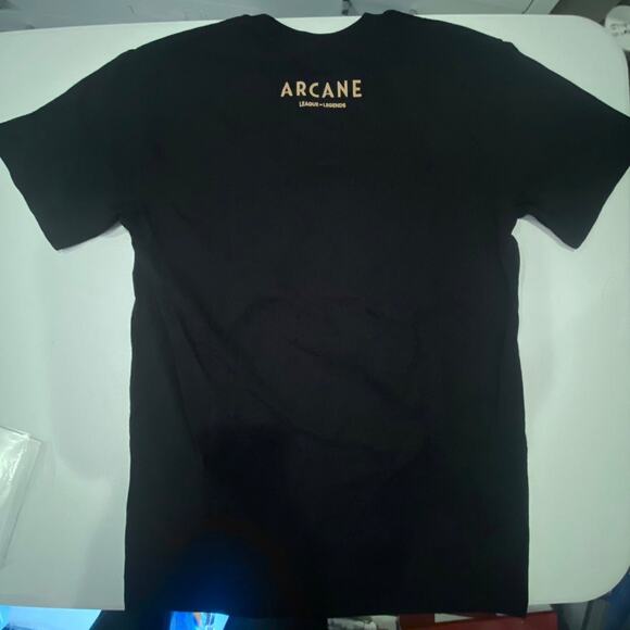 Arcane League of Legends Rare Futura Laboratories Netflix tee - Picture 2 of 2